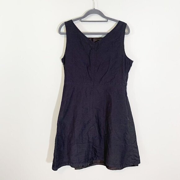 Lands' End sleeveless a-line lined little black dress with pockets -‎ Size 12 - Picture 5 of 11